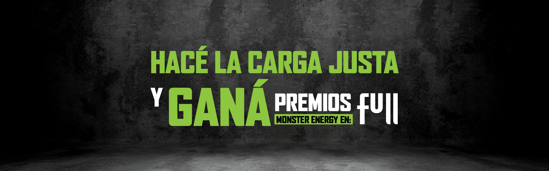 Monster Energy Carga Justa